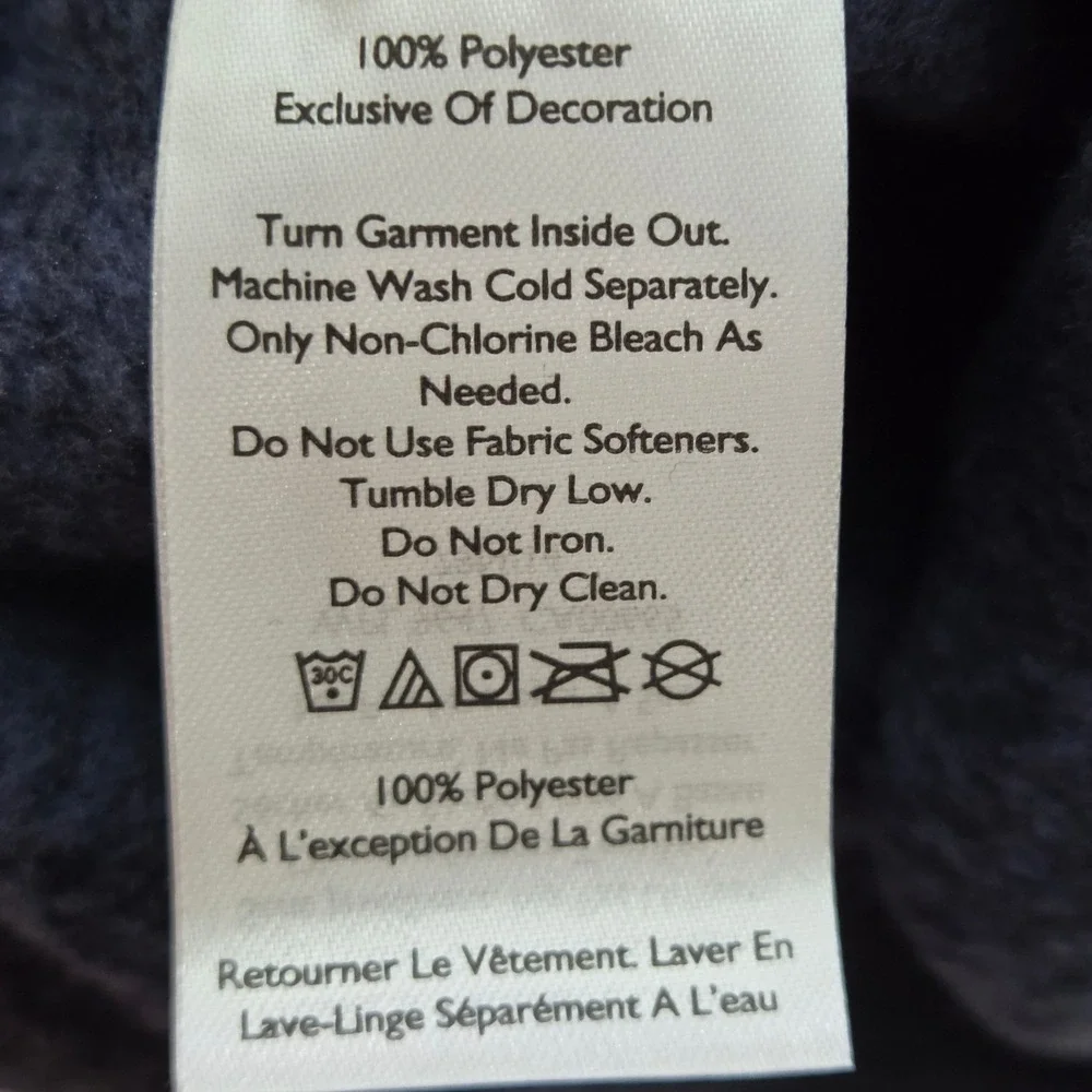 Eddie Bauer‎ Radiator Fleece Pullover Mens XXL Navy Heather New 1/4 Zip D3466581